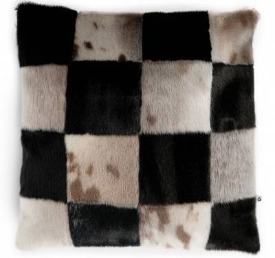 Patch Pudebetr�k, Natur/Sort 40x40