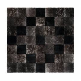 Small Carpet Nat/Black 103 x 107 cm.
