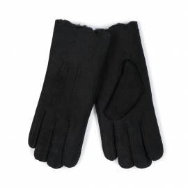 GG Shearling Gloves - Black
