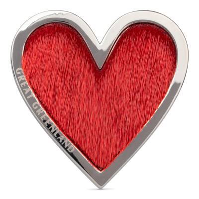 Hjerte Magnet - Rødt